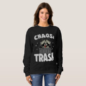 Sweatshirt Chaos & Trash Garbage Panda Raccoon  6 (Devant entier)