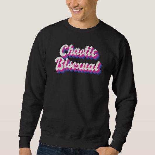 Sweatshirt Chaotique Bisexual Bi Lgbt Bisexual Pride 2 (Devant)