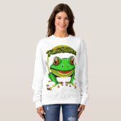 Sweatshirt Chaotique Grin" Joker Graphic Tee (Devant entier)