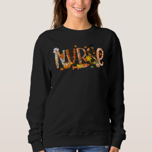 Sweatshirt Chapeau de Pèlerin à carreaux léopard pour infirmi