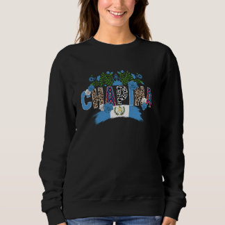 Sweatshirt Chapina Latina Léopard Fille guatémaltèque Guatema