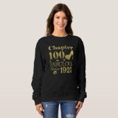 Sweatshirt Chapitre 100 Fabuleux depuis 1922 100E Anniversair (Devant entier)