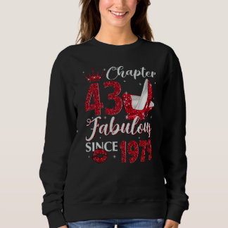 Sweatshirt Chapitre 43 Fabuleux depuis 1979 43e anniversaire 
