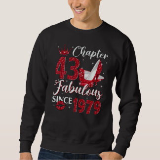 Sweatshirt Chapitre 43 Fabuleux depuis 1979 43e anniversaire 