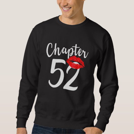 Sweatshirt Chapitre 52 Lèvres Joyeux anniversaire (Devant)
