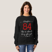 Sweatshirt Chapitre 84 C'est ici que l'histoire devient intér (Devant entier)