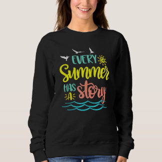 Sweatshirt Chaque Été A Une Plage D'Histoire