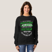 Sweatshirt Chaque Jour Des Milliers De Plantes Innocents Sont (Devant entier)