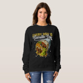 Sweatshirt chaque jour est burrito day (Devant entier)