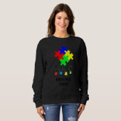 Sweatshirt Chaque pièce compte la Sensibilisation sur l'autis (Devant entier)