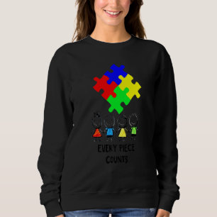 Sweatshirt Chaque pièce compte la Sensibilisation sur l'autis