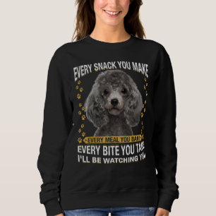 Sweatshirt Chaque Snack Que Tu Fais Poodé Chien Maman Chien P