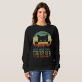 Sweatshirt Chaque Snack Que Vous Faites Chat Papa Chat Maman (Devant entier)