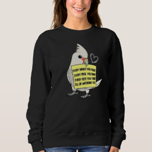 Sweatshirt Chaque Snack Repas ou Bite I Goffins Cockatoo Parr