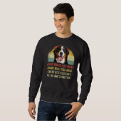 Sweatshirt Chaque Snack Vous Faites Bernese Mountain Dog Mama (Devant entier)