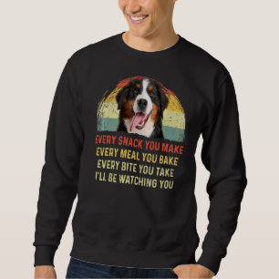 Sweatshirt Chaque Snack Vous Faites Bernese Mountain Dog Mama
