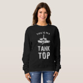 Sweatshirt Char militaire M1 Abrams (Devant entier)