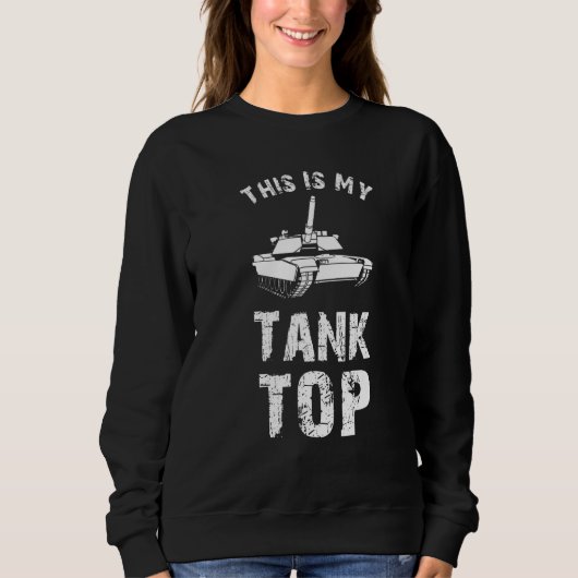 Sweatshirt Char militaire M1 Abrams (Devant)
