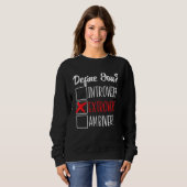Sweatshirt Character Friendly Behavior Extroverted Extrovert  (Devant entier)