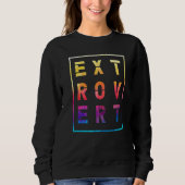 Sweatshirt Character Friendly Behavior Extroverted Extrovert (Devant)