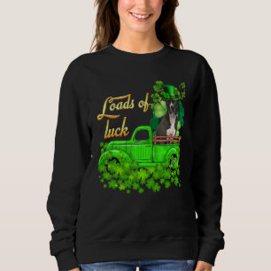 Sweatshirt Charges De Camion Camion American Pit Bull St Patr
