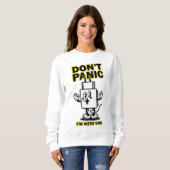 Sweatshirt Chargeur Mobile Dessin Animé Comique : Design Ne P (Devant entier)