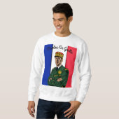 Sweatshirt Charles de Gaulle (Devant entier)