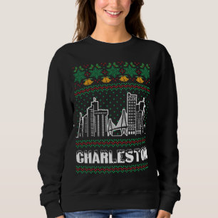 Sweatshirt Charleston Caroline du Sud Noël laid