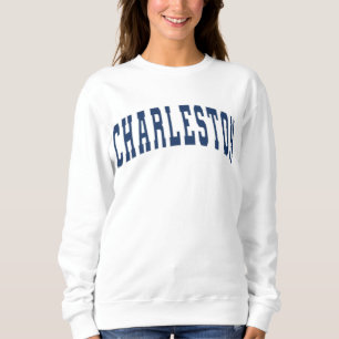Sweatshirt Charleston Caroline du Sud Vintage Varsity College