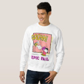 Sweatshirt Charlie Brown et Lucy Football Comic Graphic (Devant entier)