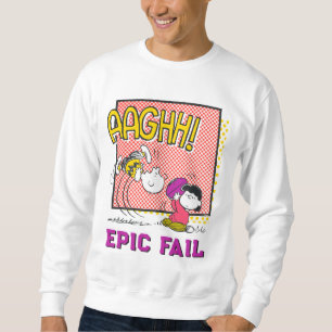 Sweatshirt Charlie Brown et Lucy Football Comic Graphic