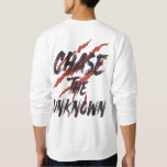 Sweatshirt Chase The Unknown– Urban Grunge Streetwear Graphic<br><div class="desc">Embrace the thrill of the unseen with this bold 'Chase The Unknown' graphic design. Featuring a striking red claw-mark aesthetic layered behind aggressive, hand-brushed typography, this piece captures the essence of urban exploration and raw energy. Perfect for those who push boundaries and live for the adventure. Whether you're hitting the...</div>