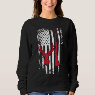 Sweatshirt Chasse aux cerfs Usa