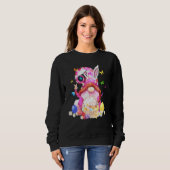 Sweatshirt Chasse Aux Oeufs De Pâques Et B (Devant entier)