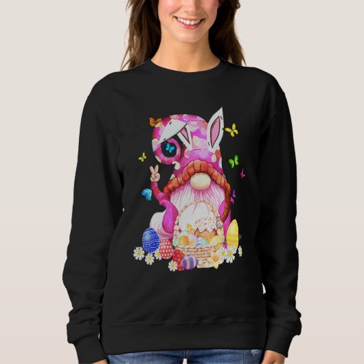 Sweatshirt Chasse Aux Oeufs De Pâques Et B (Devant)