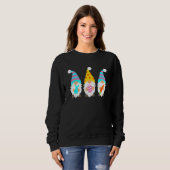 Sweatshirt Chasse Aux Oeufs De Pâques Et B (Devant entier)