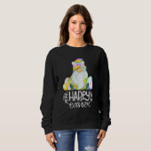 Sweatshirt Chasse Aux Oeufs De Pâques Et B (Devant entier)