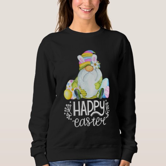 Sweatshirt Chasse Aux Oeufs De Pâques Et B (Devant)