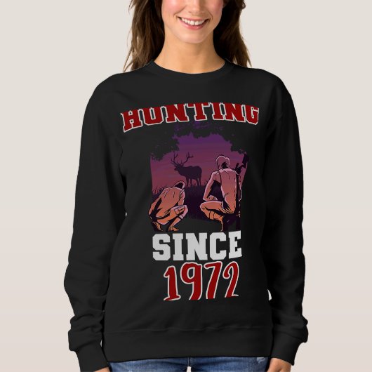 Sweatshirt Chasse depuis 1972 (Devant)