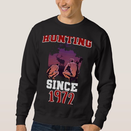 Sweatshirt Chasse depuis 1972 (Devant)