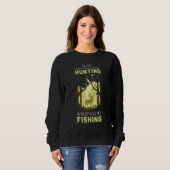 Sweatshirt Chasse parfois pêche Chasseurs Pêcheur (Devant entier)