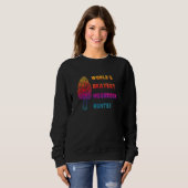Sweatshirt Chasseur de champignons le plus Okayest dans le mo (Devant entier)