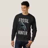 Sweatshirt Chasseur de fossiles de requins Design pour l'arch (Devant entier)