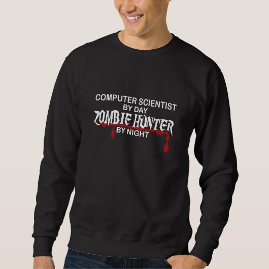 Sweatshirt Chasseur de zombi d'élém. Sci (Devant)