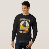 Sweatshirt Chat 4 de Schrodinger (Devant entier)