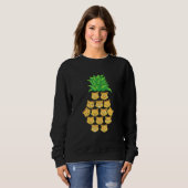 Sweatshirt Chat à ananas - Chat (Devant entier)