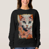 Sweatshirt Chat Artistique (Devant)