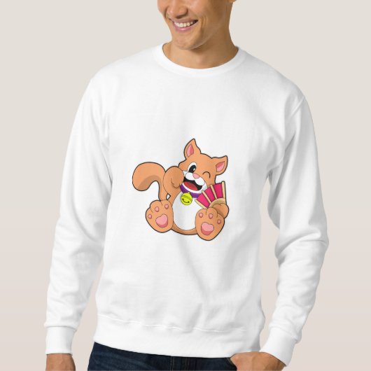 Sweatshirt Chat avec Bell (Devant)