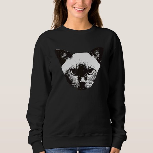 Sweatshirt Chat birman (Devant)