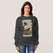 Sweatshirt Chat&bouddles lecture livres, design chatonT-shirt (Devant entier)